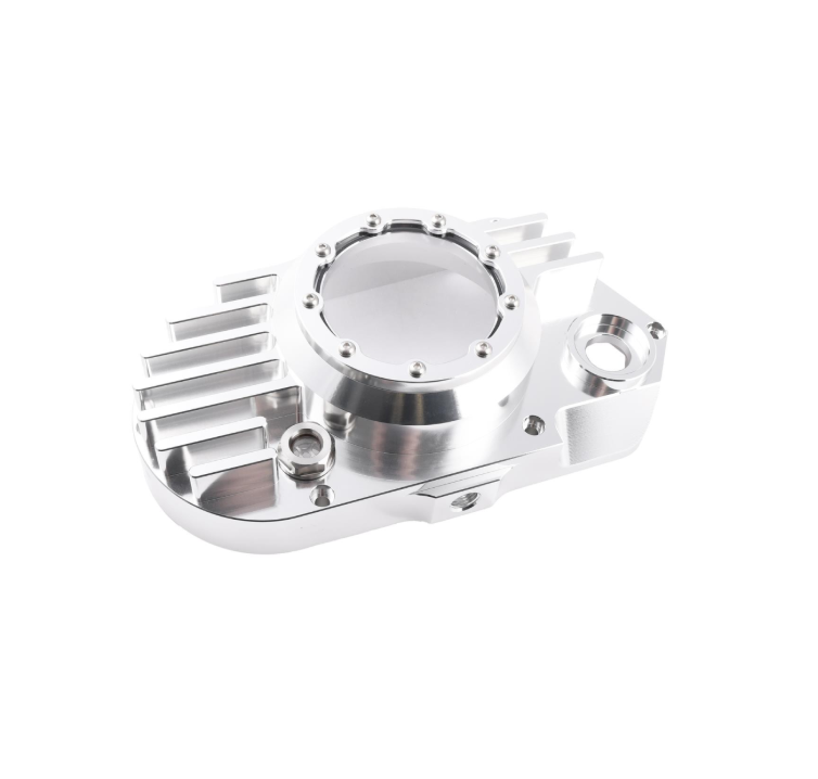 Motordeckel aus Aluminium, CNC-gefräst, transparent, inklusive Schrauben – passend für Simson S51 und SR50