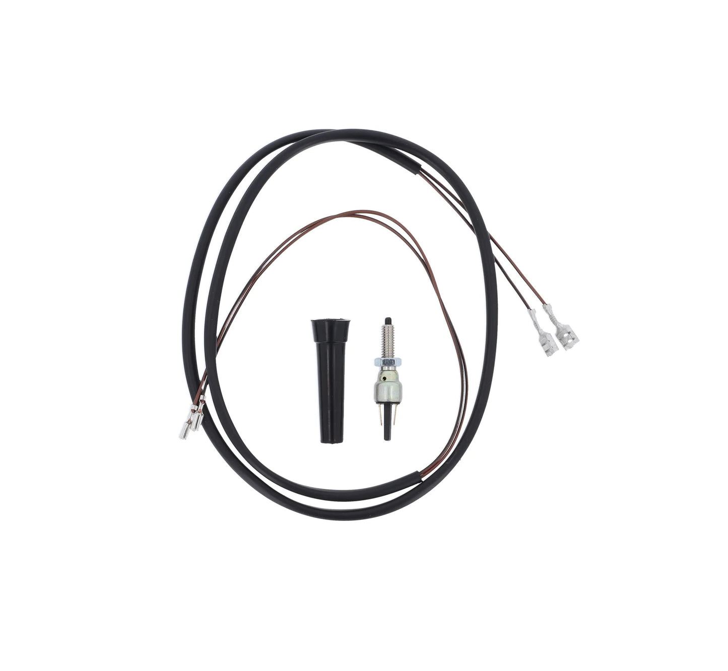 Bremslichtschalter (Bremslichttaster) vorn mit Kabel & Gummi für Simson S51, SR50