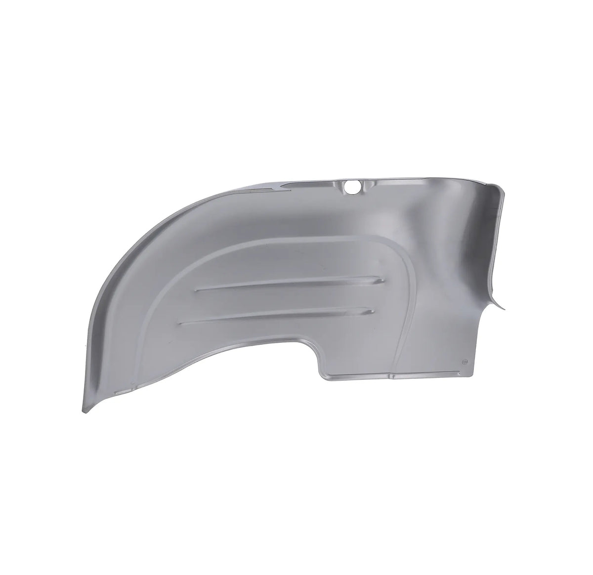 Haubenteil links Stahlblech, blank für KR51