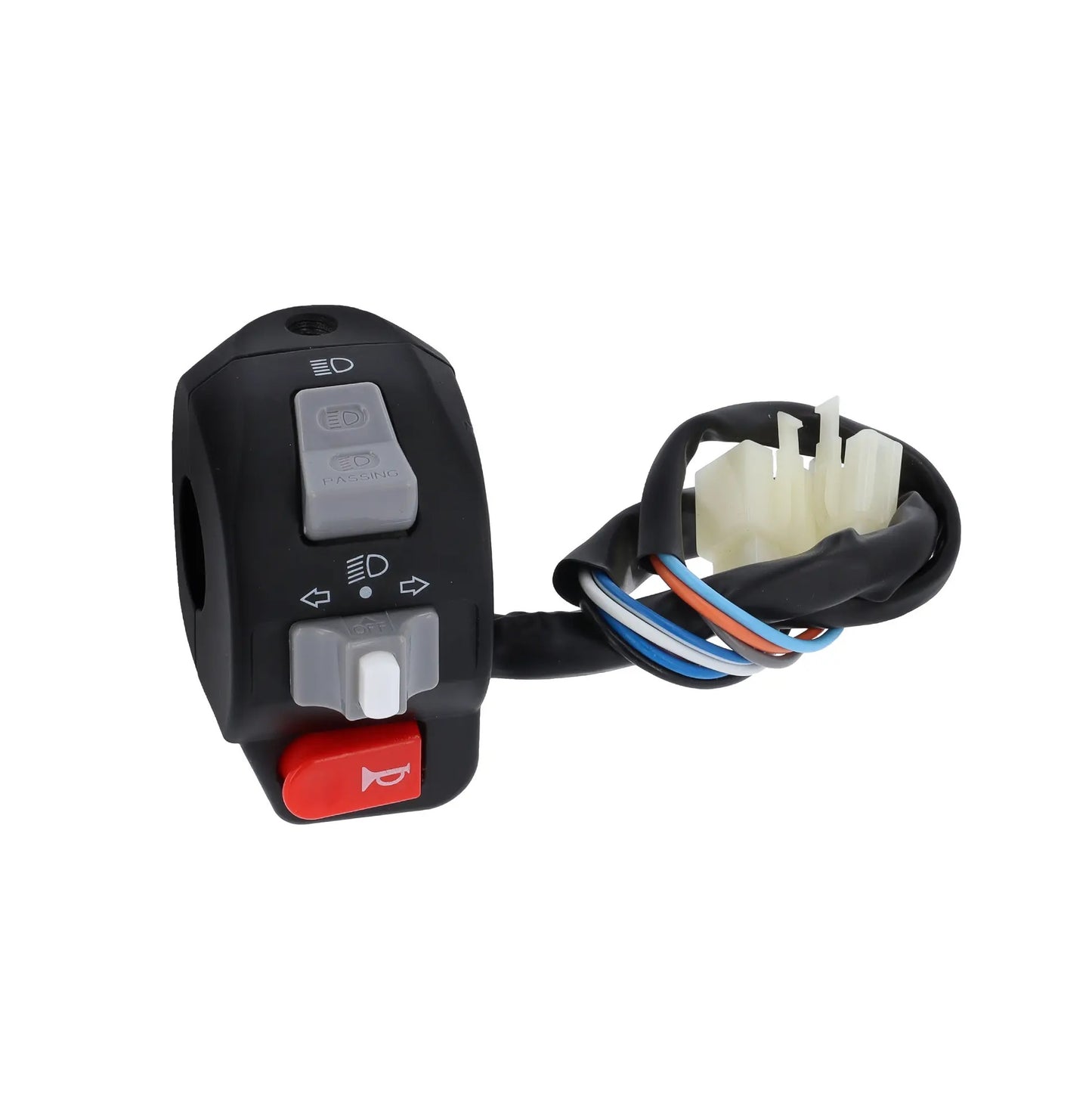 Kombischalter Racing komplett universal mit M8 Spiegelaufnahme S50, S51, S70