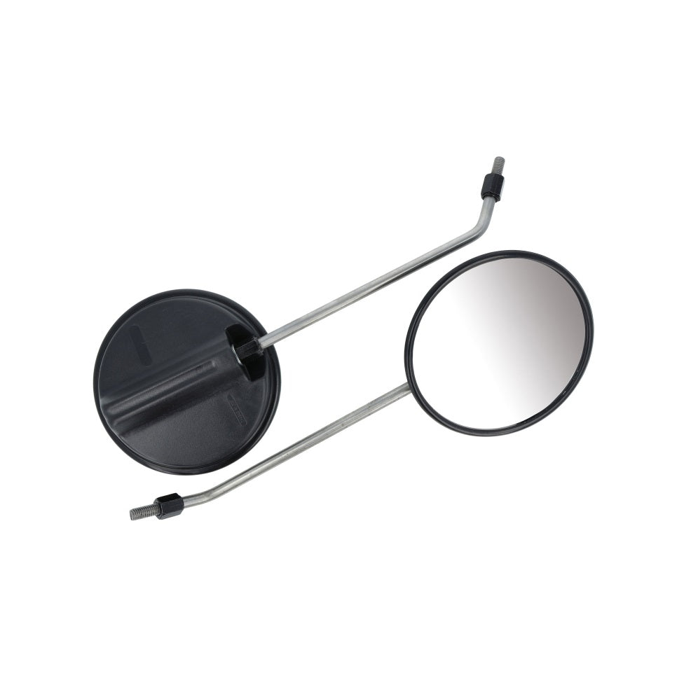 Paar Rückblickspiegel ø 120 mm, Gewinde M8, Spiegelarm Edelstahl, rechts u. links verwendbar