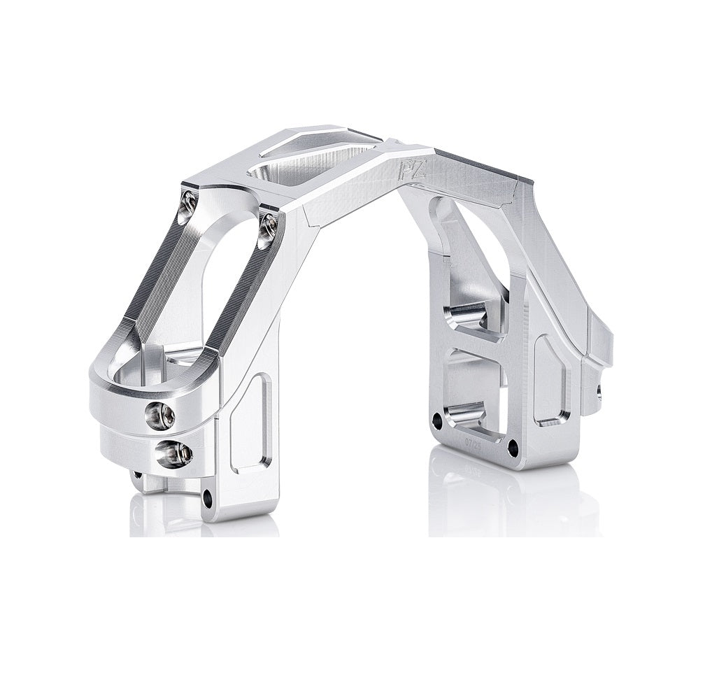 PZ-Tuning CNC Gabelversteifung mit Teilegutachten Silber für Simson S50, S51, S70, S53, S83