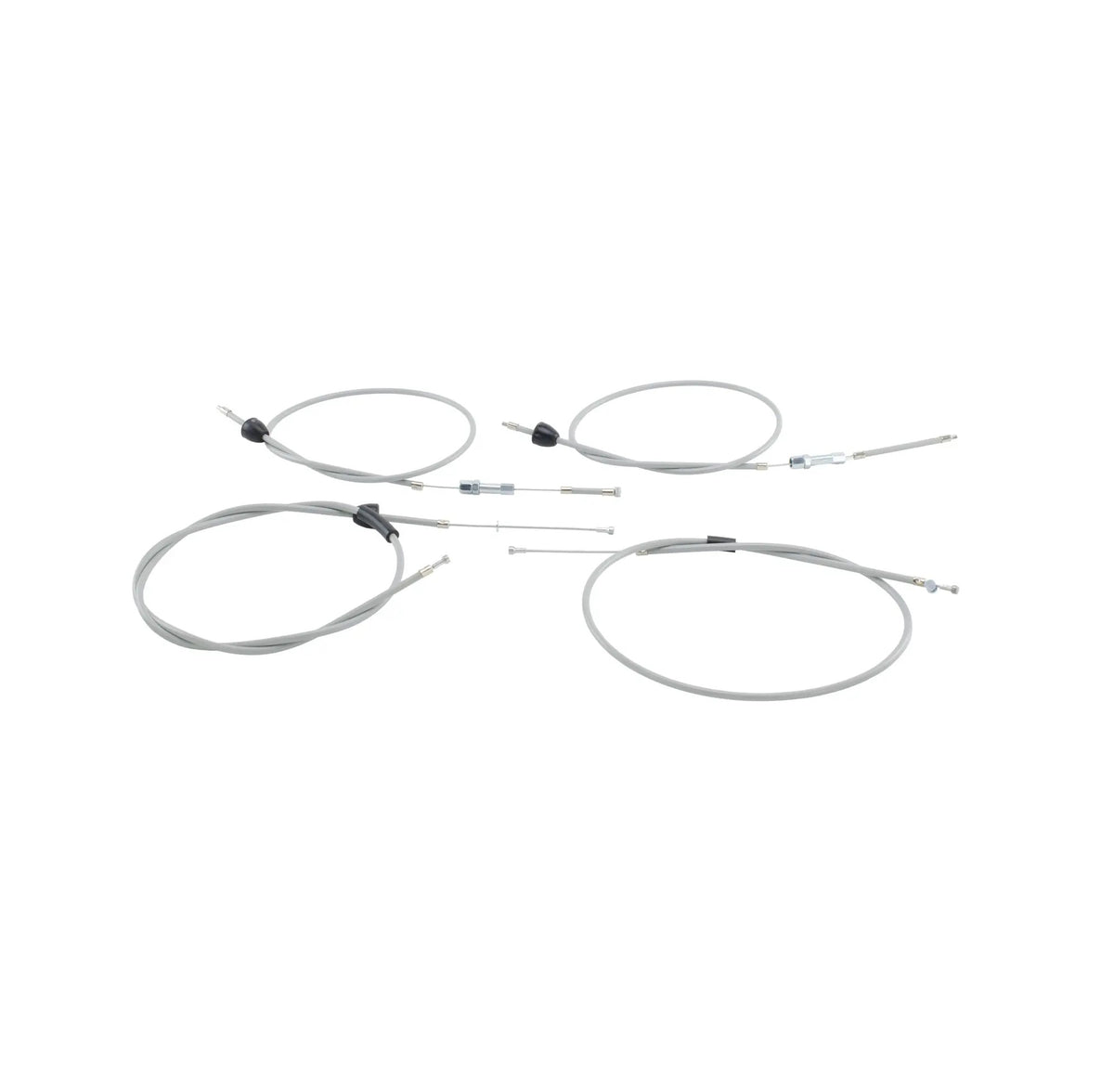 SET: Bowdenzug grau für Simson KR51/2, Starter Fkt.-länge 87mm (Motoflex)