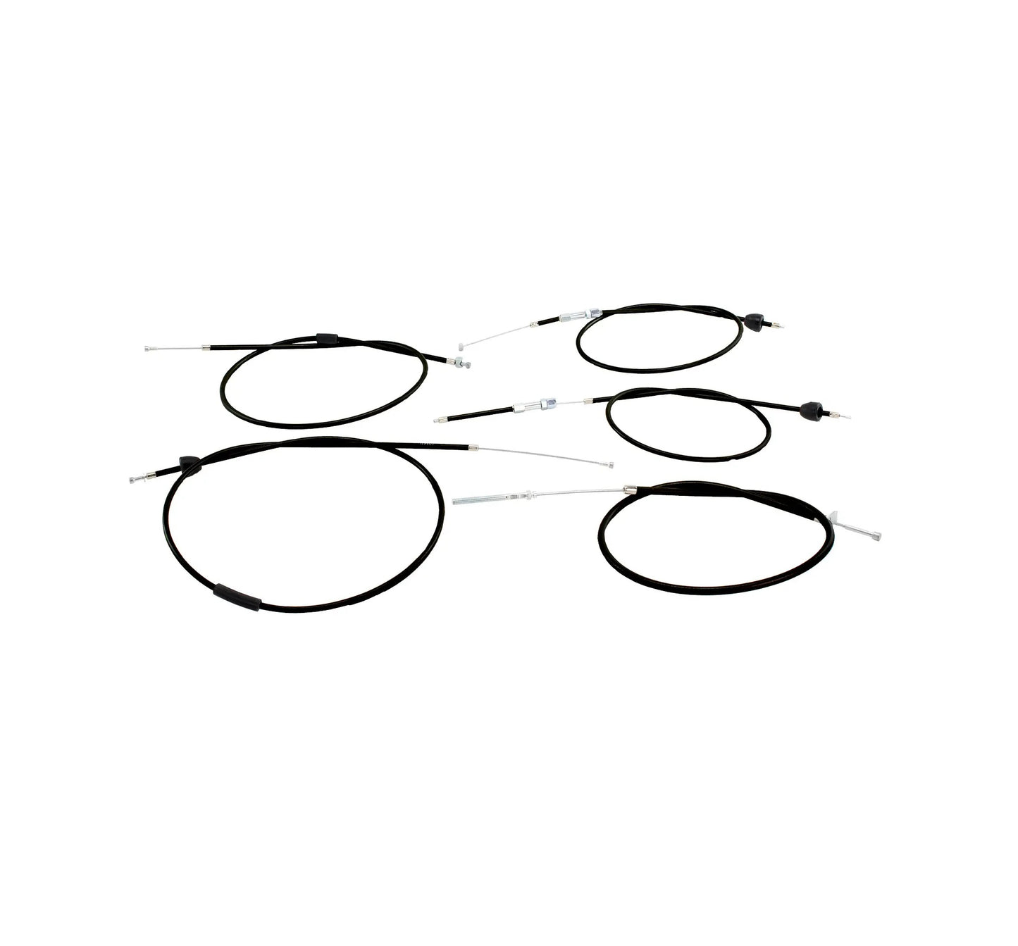 SET: Bowdenzug schwarz für Simson KR51/1, SR4-2 Starter Fkt.-länge 87mm (neue Ausführung - Motoflex)