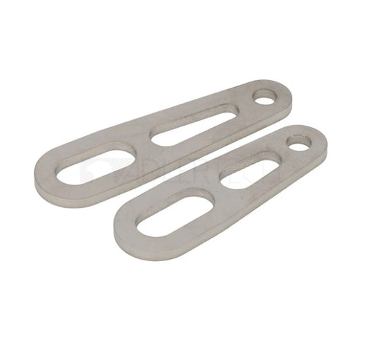 Haltestrebe Edelstahl Auspuff zu Schwingenbolzen / M8 - M12