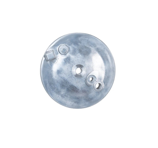 Bremsschild hinten (natur) mit Bohrung S50, S51, S70, KR51/2