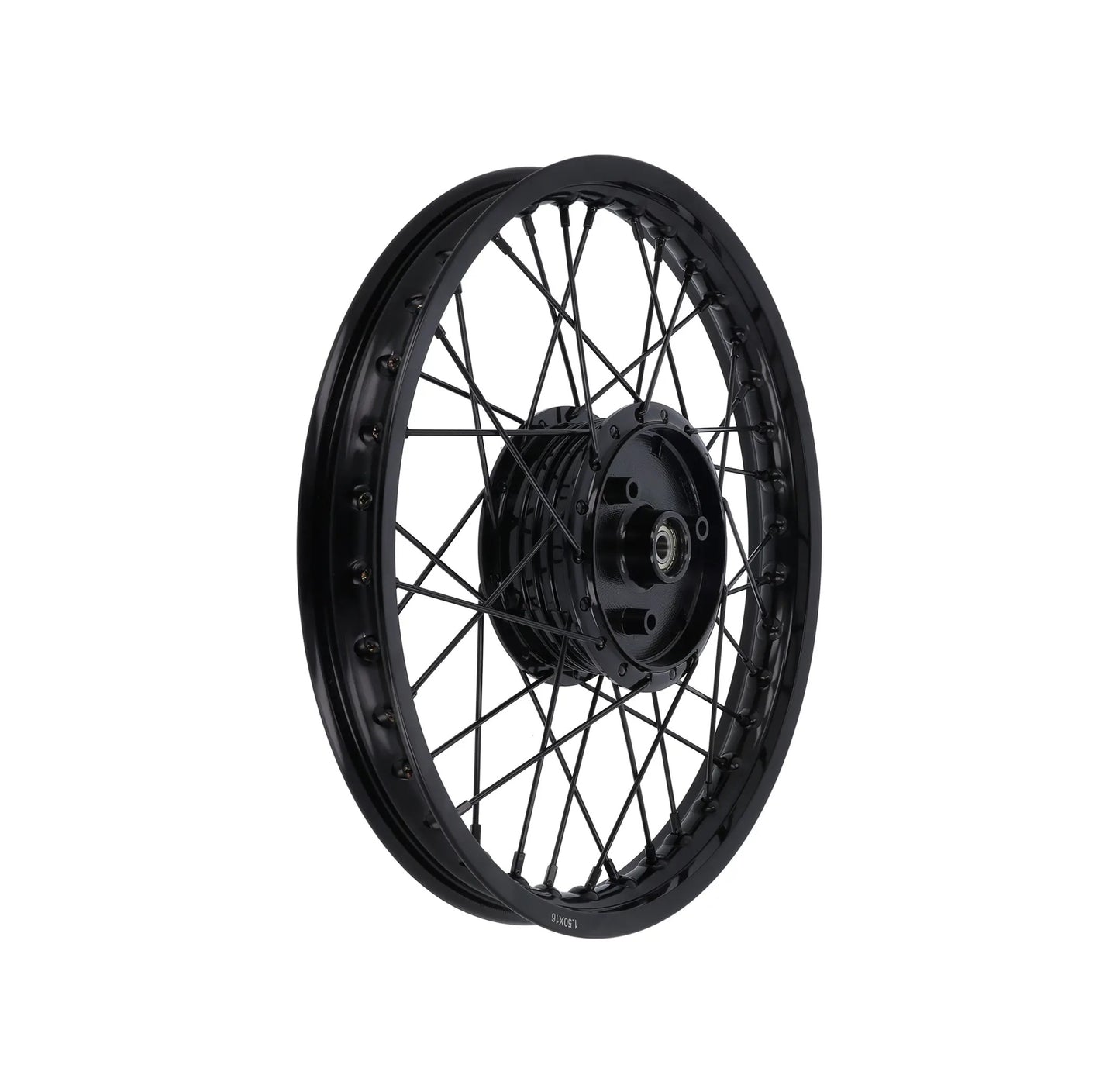 Farb-Speichenrad Alu (Full Black) 1,5x16 - 2,5x16