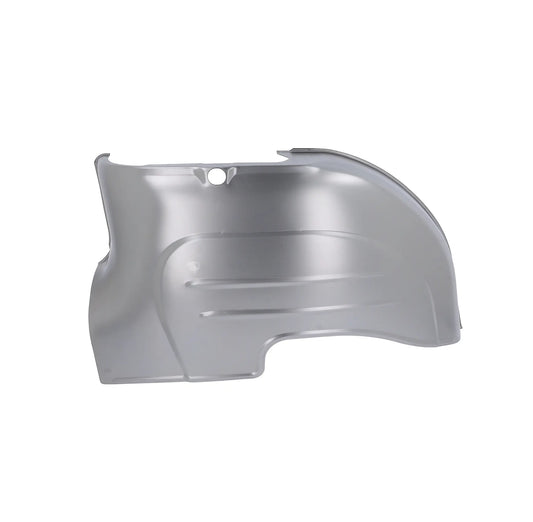 Haubenteil links Stahlblech, blank für KR51