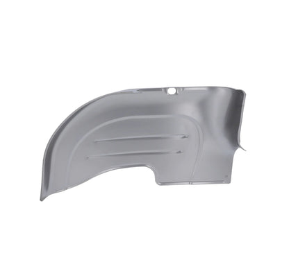Haubenteil links Stahlblech, blank für KR51