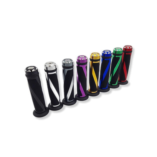 Lenkergriffe Eloxiert (Set) Griff Gummi
