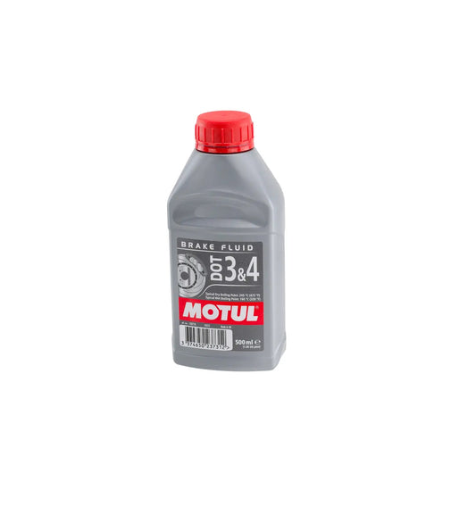 MOTUL Bremsflüssigkeit, vollsynthetisch, DOT3 + DOT4 0,5L