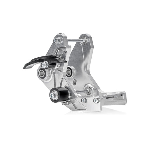 PZ CNC Motorhalter mit Teilegutachten u. Kettenführung Simson S51 Silber Eloxiert