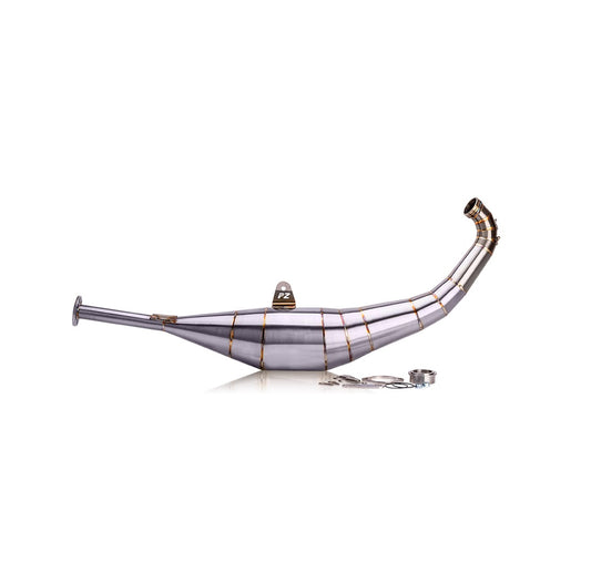 Rennauspuff MTX 130 "Dicke Berta" Edelstahl