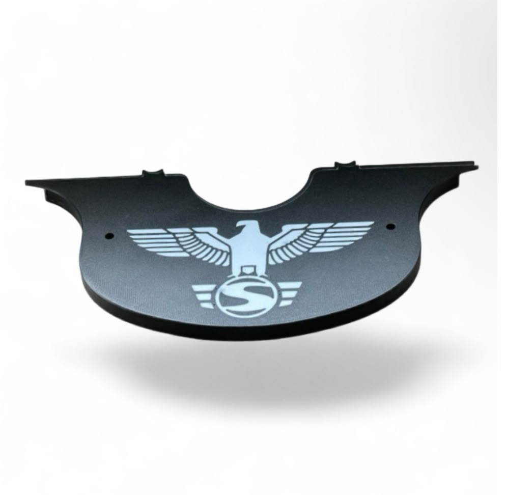 Armaturenabdeckung „Adlermotiv“ aus 3D-Druck für Simson Schwalbe KR51/1 & KR51/2
