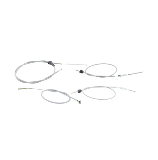 SET: Bowdenzug grau für Simson KR51/1 Hycomat, Starter Fkt.-länge 38mm (neue Ausführung - Motoflex)