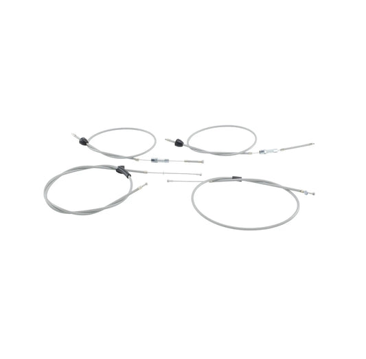 SET: Bowdenzug grau für Simson KR51/2, Starter Fkt.-länge 87mm (Motoflex)