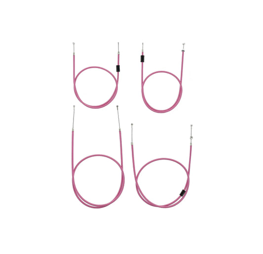 SET: Bowdenzug pink für Simson S51 ENDURO (Motoflex)
