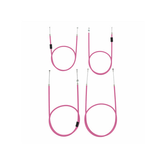 SET: Bowdenzug pink für Simson S51 (Motoflex)