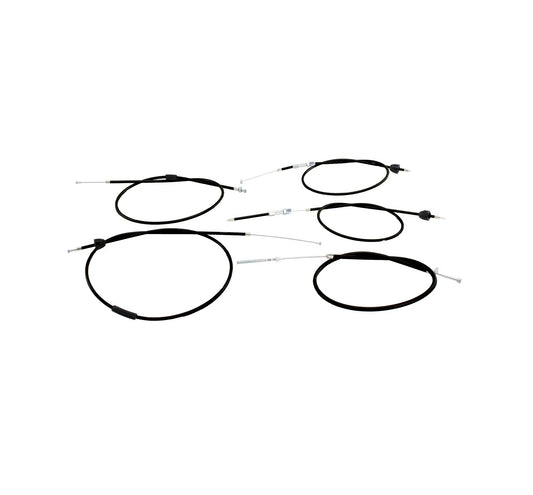 SET: Bowdenzug schwarz für Simson KR51/1, SR4-2 Starter Fkt.-länge 87mm (neue Ausführung - Motoflex)