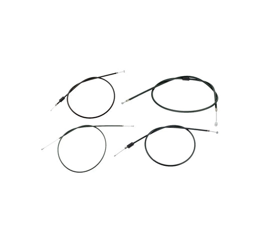 SET: Bowdenzug schwarz für Simson S50 ab Bj. 10/76 (Motoflex)