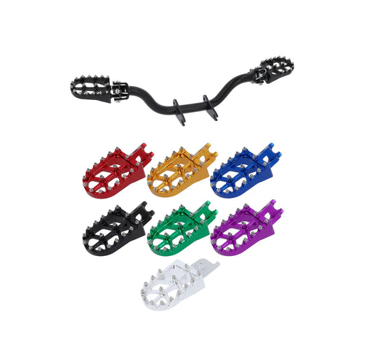 SET: Fußrastenträger klappbar - CNC gefräst