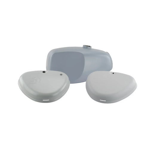 SET: Hochtank + Seitendeckel grundiert S50, S51, S70 mit Wirbel