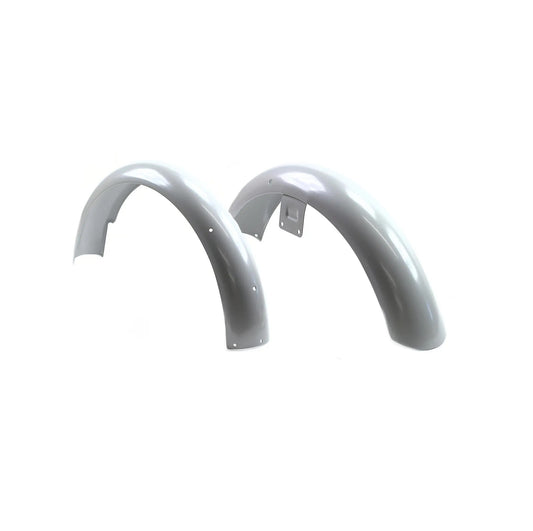 SET: Kotflügel vorn/hinten silber pulverbeschichtet S50, S51