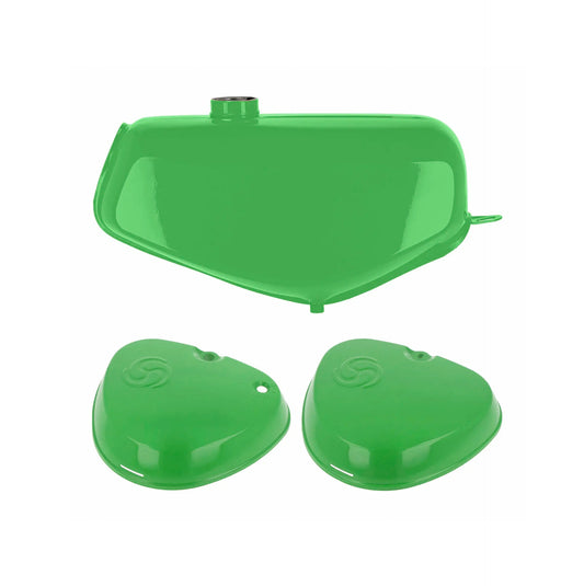 SET: Tank + eckige Seitendeckel saftgrün S50, S51, S70