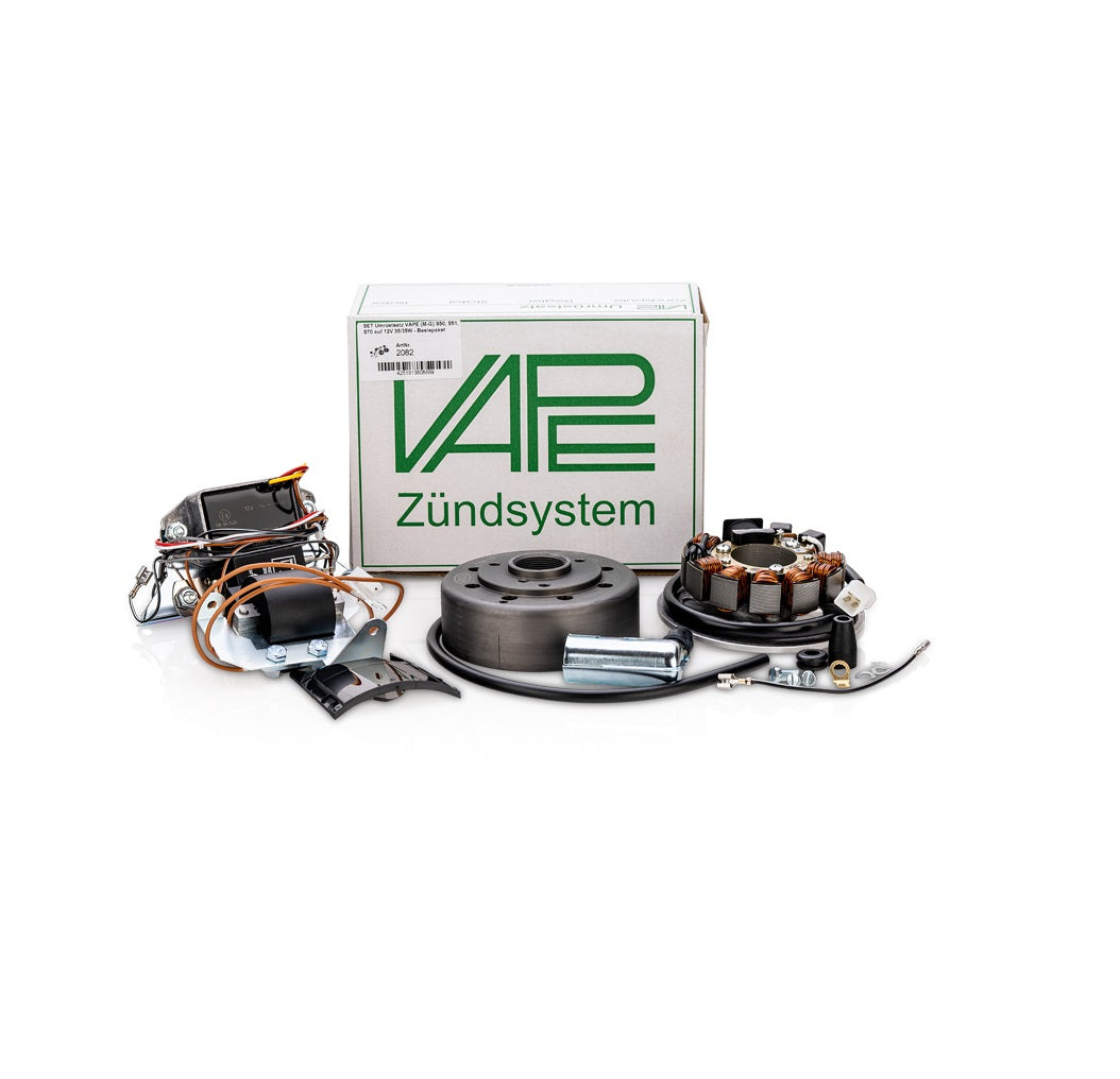 SET Umrüstsatz VAPE (M-G) S50, S51, S70 auf 12V - Basispaket