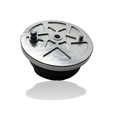 ZT CNC Bremsschild hinten, verstärkt, eloxiert, inkl. EBC Bremsbacken