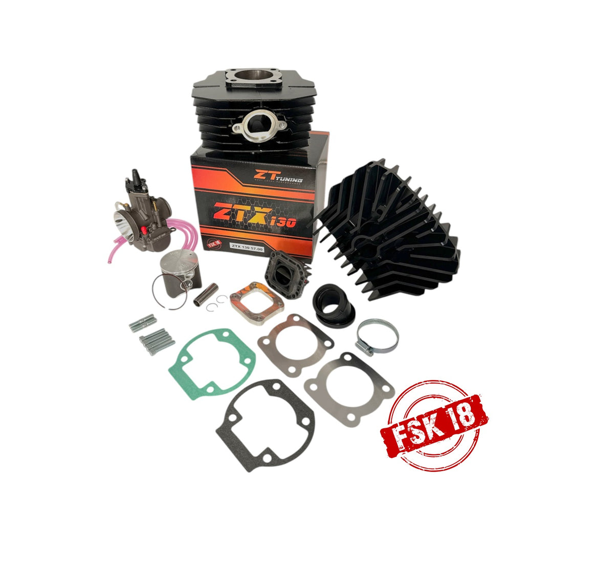 ZTX 130 Zylinderkit MTX BB4 mit Zylinder Schwarz